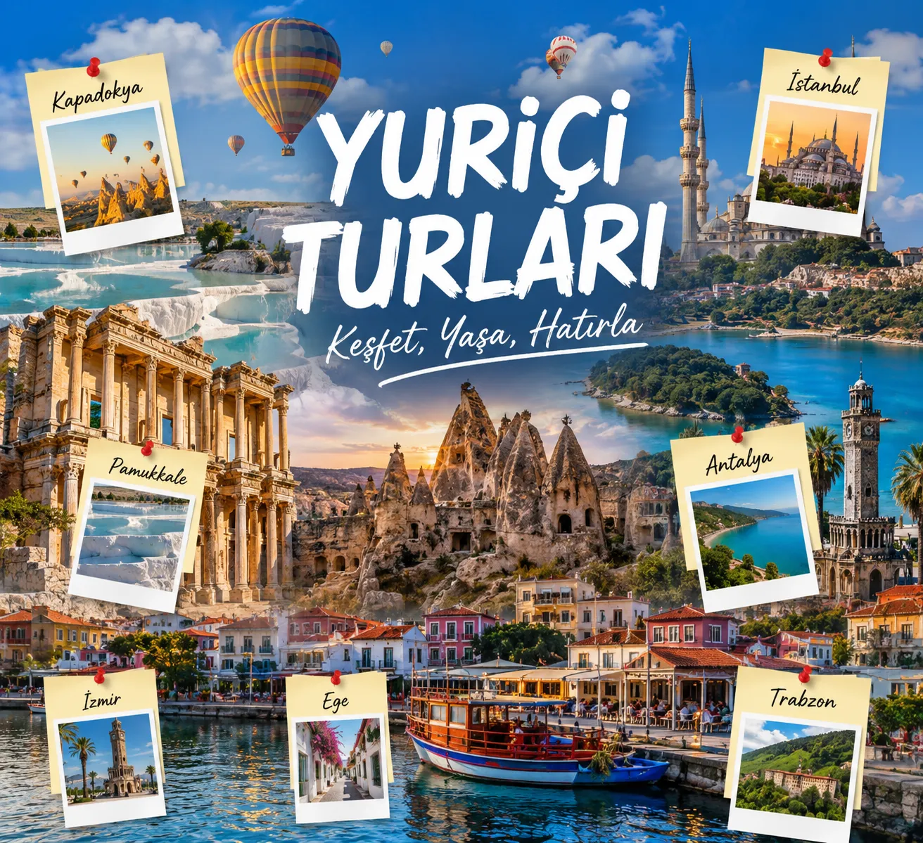 Antalya Çıkışlı Yurtiçi Turları