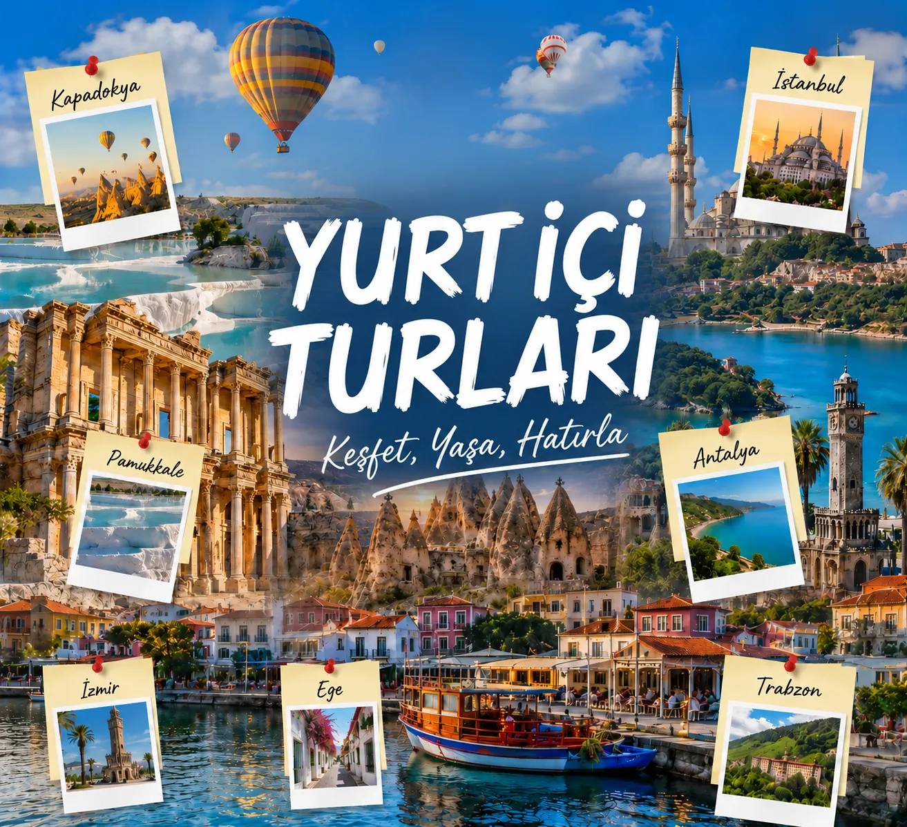 Antalya Çıkışlı Yurtiçi Turları