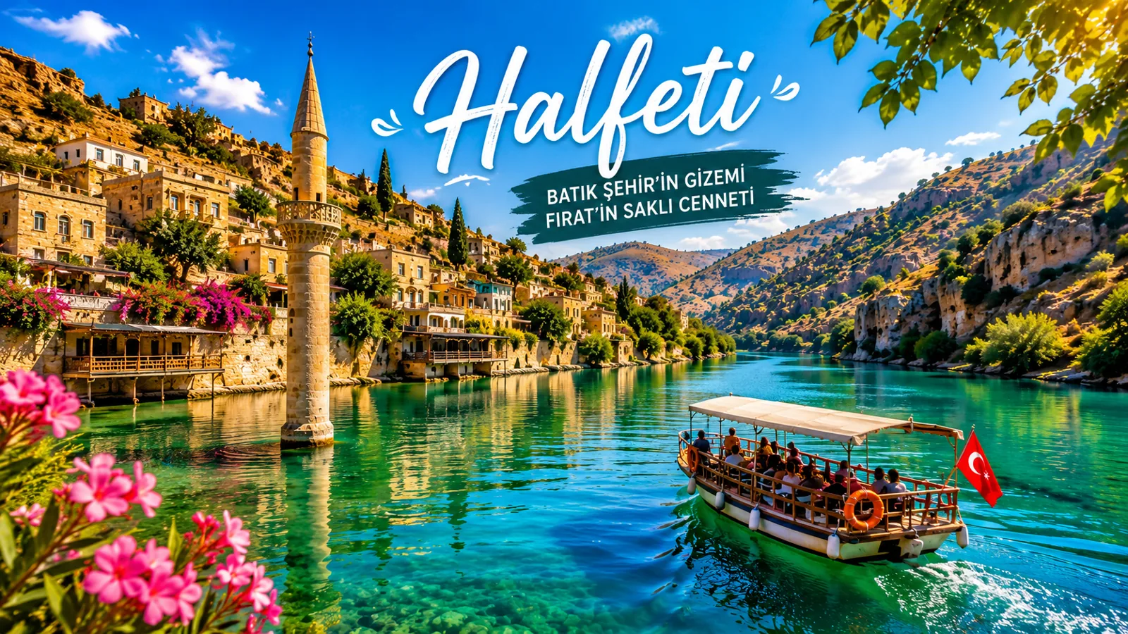Halfeti: Batık Şehrin Gizemli Hikâyesi ve Fırat'ın Saklı Cenneti